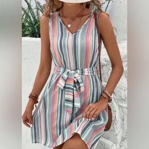 3/$8 Shein Striped Summer Dress